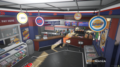 FIVEM Ltd Gasoline | Gas Station & Convenience Store MLO | Interior & Exterior | Custom Props | Add-On | Optimized | Fivem Ready | High Quality — image 4
