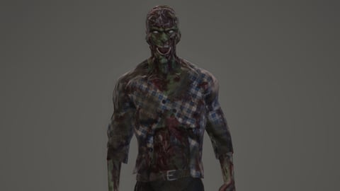 Malik | FiveM Male Ped | Undead Zombie Character | Multiple Outfits | Optimized & Fivem Ready [Add-On], image 4