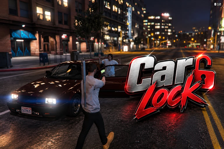 FIVEM Car Lock, Advanced Vehicle Security & Crime Script