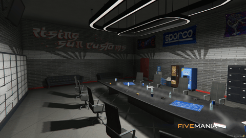 FIVEM Risingsun Mechanic Shop | Custom Mechanic Shop MLO | Interior & Exterior | Repair Bays | Add-On | Optimized | Fivem Ready | High Quality — image 18
