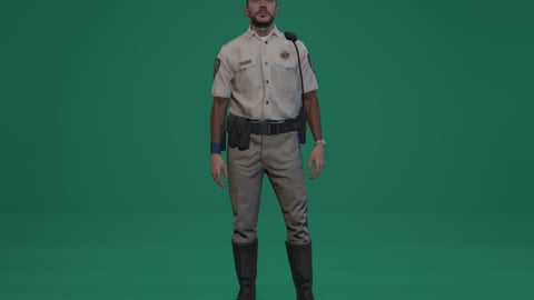 Eli Cop | Male Ped | Multiple Outfits | Optimized & Fivem Ready [Add-On] — image 6