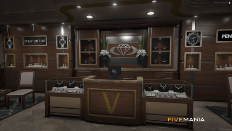 FIVEM Vangelico Reworked | Luxury Jewelry Store MLO | Interior & Exterior | Custom Props | Add-On | Optimized | Fivem Ready | High Quality — image 10