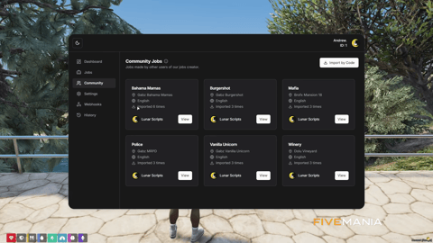 FIVEM Jobs Creator | Advanced Job Management Script | Custom Jobs | Boss Menus | Stashes | Crafting | Teleports | Add-On | Optimized | Fivem Ready | High Quality, image 3