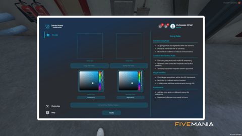 FIVEM Gang System | Comprehensive Management Script | Territory Control | Member Management | Economy Features | Add-On | Optimized | Fivem Ready | High Quality, image 4