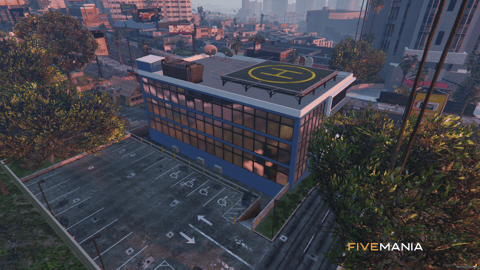 FIVEM Eclipse Police Department | Modern Police Station MLO | Interior & Exterior | Offices | Jail Cells | Briefing Room | Add-On | Optimized | Fivem Ready | High Quality — image 4