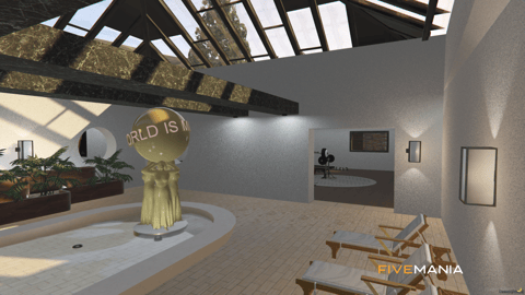 FIVEM Mirror Park Mansion | Luxury Modern Estate MLO | Interior & Exterior | Pool & Garage | Add-On | Optimized | Fivem Ready | High Quality — image 15