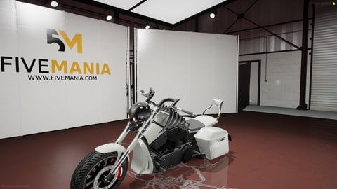 FIVEM Devil | Custom Chopper Motorcycle [Unbadged] Add-On | Unique Frame Design | Saddlebags | Working Lights | Optimized | Fivem Ready | High Quality — image 3