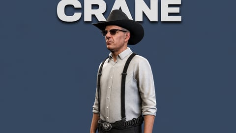 Crane | Male Ped | Multiple Outfits | Optimized & Fivem Ready [Add-On] cover