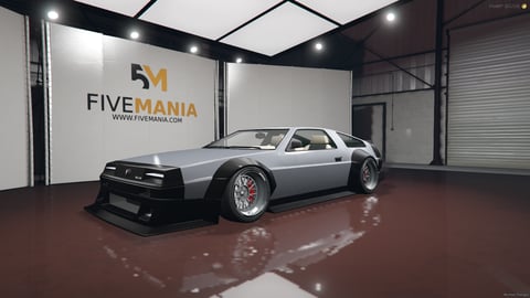 FIVEM Del3 | Custom Sports Car [Unbadged] Add-On | Widebody Kit | Custom Rims | Performance Upgrades | Optimized | Fivem Ready | High Quality, image 3