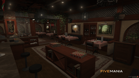 FIVEM Aldente Restaurant | Cozy Italian Dining MLO | Interior & Exterior | Add-On | Optimized | Fivem Ready | High Quality — image 14
