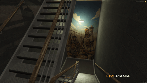 FIVEM Ballas Stash | Gang Hideout MLO | Gym & Bar | Storage Area | Lore-Friendly Mural | Add-On | Optimized | Fivem Ready | High Quality — image 7