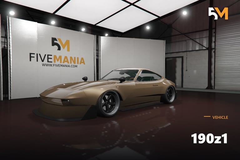 FIVEM 190z1, Custom Sports Car [Unbadged] Add-On