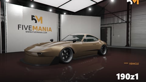 FIVEM 190z1 | Custom Sports Car [Unbadged] Add-On | Custom Body Kit | Tuning Parts | Custom Wheels | Add-On | Optimized | Fivem Ready | High Quality cover