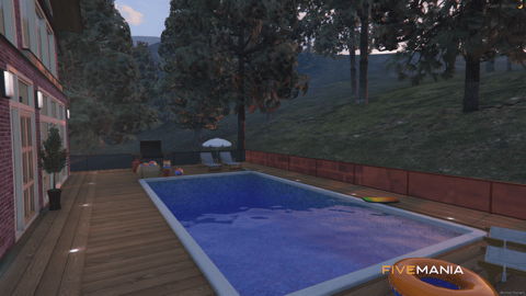 FIVEM Mountain House 2 | Luxury Mountain Home MLO | Interior & Exterior | Pool & Deck | Garage | Add-On | Optimized | Fivem Ready | High Quality — image 5