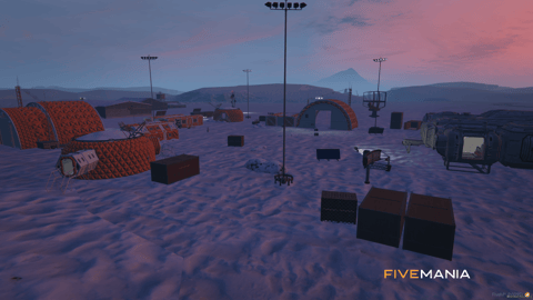 FIVEM Antartica | Arctic Research Base MLO | Custom Environment | Helipad | Structures & Props | Ship Included | Add-On | Optimized | Fivem Ready | High Quality — image 2