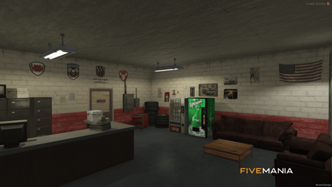 FIVEM Mehserv Mechanic Shop | Full-Service Mechanic Shop MLO | Interior & Exterior | Working Bays | Office & Waiting Area | Add-On | Optimized | Fivem Ready | High Quality — image 4