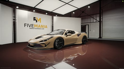 FIVEM F8spider | Realistic Sports Car [Unbadged] Add-On | Interior & Exterior | Custom Body Kit | Optimized | Fivem Ready | High Quality — image 3
