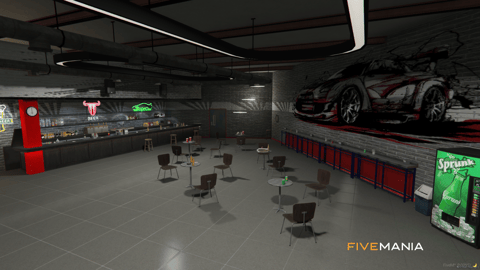 FIVEM Risingsun Mechanic Shop | Custom Mechanic Shop MLO | Interior & Exterior | Repair Bays | Add-On | Optimized | Fivem Ready | High Quality — image 14