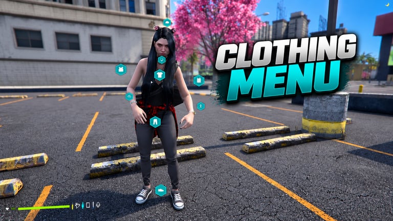 FIVEM Clothing Menu, Custom Character Clothing UI