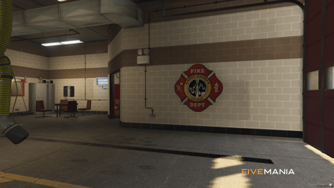 FIVEM Blaine County Fire Station | Detailed Fire Station MLO | Interior & Exterior | Offices & Garage Bays | Lore Friendly | Add-On | Optimized | Fivem Ready | High Quality — image 8