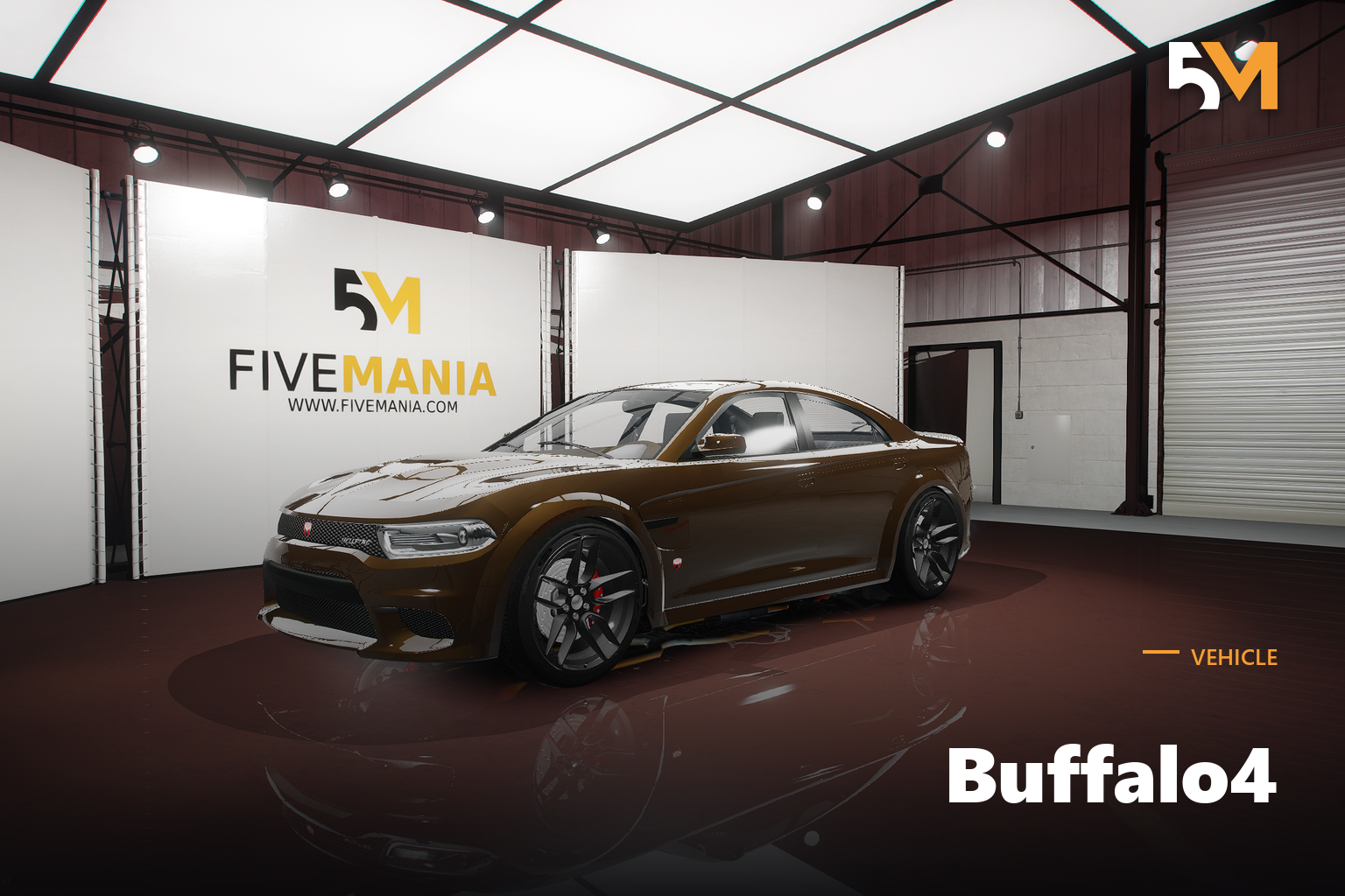 FIVEM Buffalo4 | Realistic Sports Car [Badged] Add-On | Interior & Exterior | Fivem Ready | High Quality | Optimized