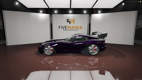 FIVEM Dodge Viper | Widebody Sports Car [Badged] Add-On | Custom Wheels | Large Spoiler | Working Lights | Optimized | Fivem Ready | High Quality, image 7