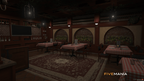FIVEM Aldente Restaurant | Cozy Italian Dining MLO | Interior & Exterior | Add-On | Optimized | Fivem Ready | High Quality — image 15