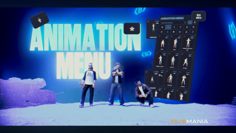 FIVEM Animations Menu | Advanced Emote & Animation System | Custom Emote Creator | Sequence Editor | Prop Support | Shared Emotes | Add-On | Optimized | Fivem Ready | High Quality, image 2