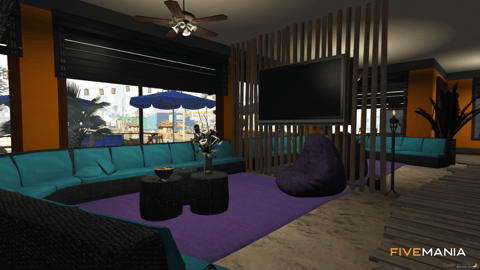 FIVEM Pearls Lounge | Coastal Seafood Restaurant & Lounge MLO | Interior & Exterior | Outdoor Seating | DJ Booth | Add-On | Optimized | Fivem Ready | High Quality — image 5