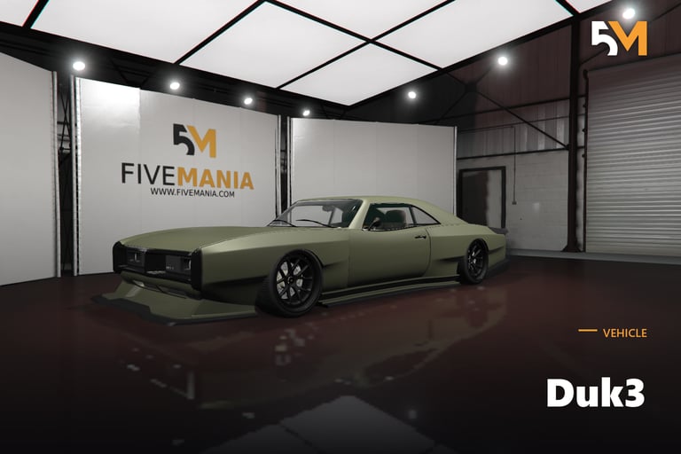 FIVEM Duk3, Custom Sports Car Add-On