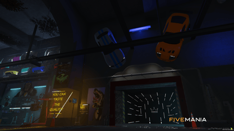 FIVEM Bunker Mirror | Underground Garage MLO | Custom Interior & Exterior | Workshop & Bar | Optimized Lighting | Add-On | Optimized | Fivem Ready | High Quality — image 14