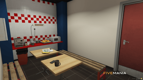 FIVEM Burger Shot Vespucci | Iconic Fast Food Restaurant MLO | Interior & Exterior | Full Kitchen | Dining Area | Staff Rooms | Add-On | Optimized | Fivem Ready | High Quality — image 13