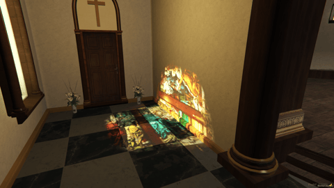 FIVEM Sandy Church | Detailed Church MLO | Interior & Exterior | Full Basement | Graveyard | Add-On | Optimized | Fivem Ready | High Quality — image 13
