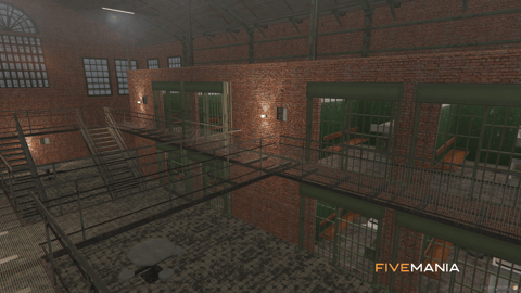 FIVEM Alcatraz Prison | Massive Island Prison MLO | Interior & Exterior | Detailed Cells | Optimized | Fivem Ready | High Quality — image 12