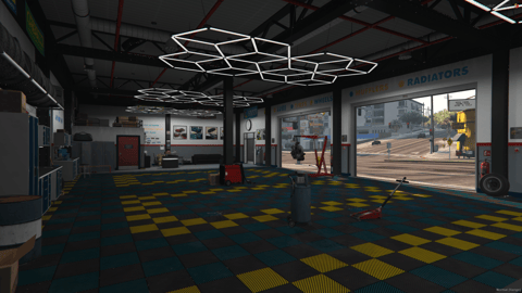 FIVEM Hayes Mechanic Shop | Custom Mechanic Shop MLO | Interior & Exterior | Repair Bays | Office & Waiting Area | Add-On | Optimized | Fivem Ready | High Quality — image 5