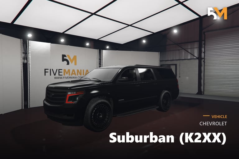FIVEM Chevrolet Suburban (K2XX), Lore Friendly Full-Size SUV