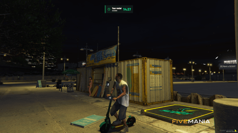 FIVEM VoltScoot Rentals | Electric Scooter Rental System | Custom Scooters | Rental Stations | UI Integration | Configurable | Add-On | Optimized | Fivem Ready | High Quality, image 14