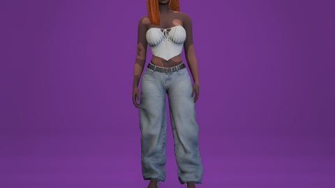 Estina | Female Ped | Multiple Outfits | Optimized & Fivem Ready [Add-On] — image 6