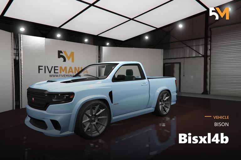 FIVEM BISON Bisxl4b, Custom Sport Pickup Truck Add-On