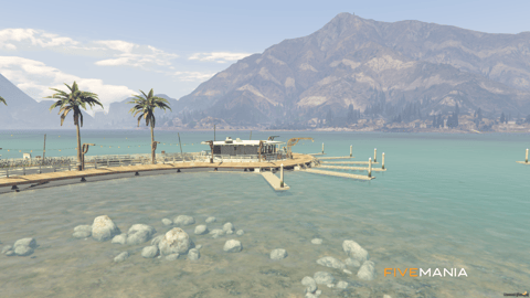 FIVEM Sandy Reworked Beaches | Expanded Coastal Environment MLO | Marina | Restaurant | Office | Dry Dock | Add-On | Optimized | Fivem Ready | High Quality — image 3