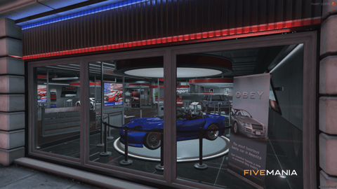 FIVEM Pdm Dealership | Premium Deluxe Motorsport Dealership MLO | Interior & Exterior | Car Showroom | Office Space | Add-On | Optimized | Fivem Ready | High Quality — image 4