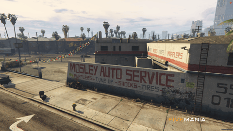 FIVEM Mosley | Full-Service Auto Shop MLO | Interior & Exterior | Reception Area | Workshop Bays | Locker Room | Add-On | Optimized | Fivem Ready | High Quality — image 4
