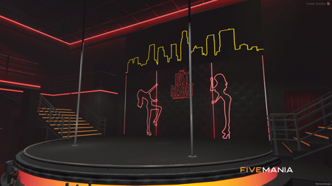 FIVEM The Lust Resort | Vibrant Nightclub MLO | Interior & Exterior | Custom Props | Working Lights | Dressing Rooms | Private Booths | Add-On | Optimized | Fivem Ready | High Quality — image 12
