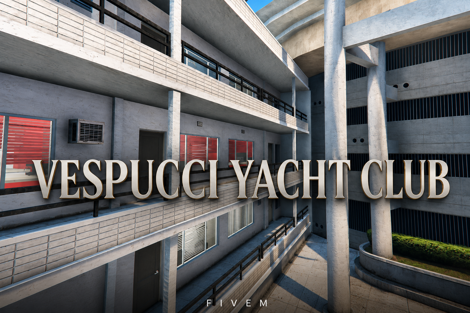FIVEM Vespucci Yacht Club | Luxury Apartment Complex MLO | Interior & Exterior | Add-On | Optimized | Fivem Ready | High Quality