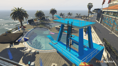 FIVEM Paradise Resort | Luxury Resort & Country Club MLO | Multiple Pools | Diving Board | Rooftop Bar | Interior & Exterior | Add-On | Optimized | Fivem Ready | High Quality — image 5