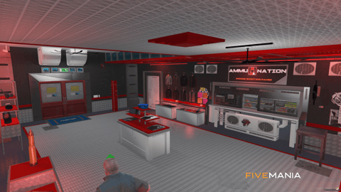 FIVEM Ammunation Reworked | Custom Ammunation MLO | Interior & Exterior | Gun Range | Custom Props | Add-On | Optimized | Fivem Ready | High Quality — image 5