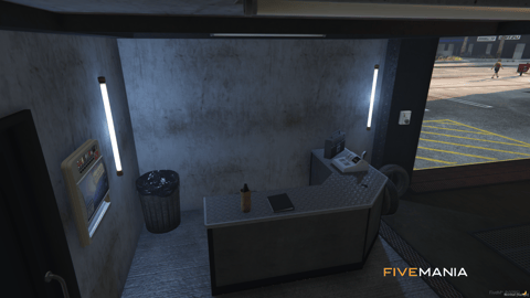 FIVEM Backstreet Garage | Detailed Mechanic Shop MLO | Interior & Exterior | Custom Props | Repair Bays | Office & Lounge | Add-On | Optimized | Fivem Ready | High Quality — image 10