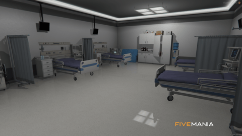 FIVEM Eclipse Medical Tower | Comprehensive Hospital MLO | Interior & Exterior | Pharmacy | Lab | Coffee Shop | Underground Parking | Add-On | Optimized | Fivem Ready | High Quality — image 15