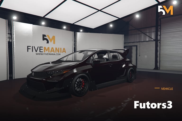 FIVEM Futors3, Custom Sports Hatchback Add-On