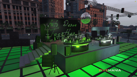 FIVEM Legion Square V5 | Revitalized City Hub MLO | Outdoor Stage & Shops | Dynamic Lighting | Add-On | Optimized | Fivem Ready | High Quality — image 7
